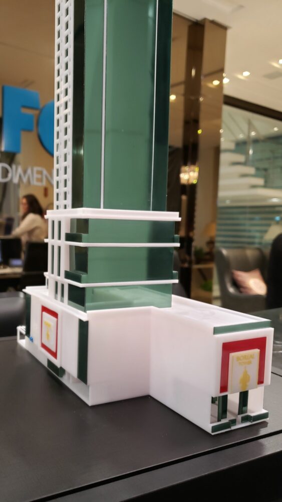 Maquete impressa em 3D