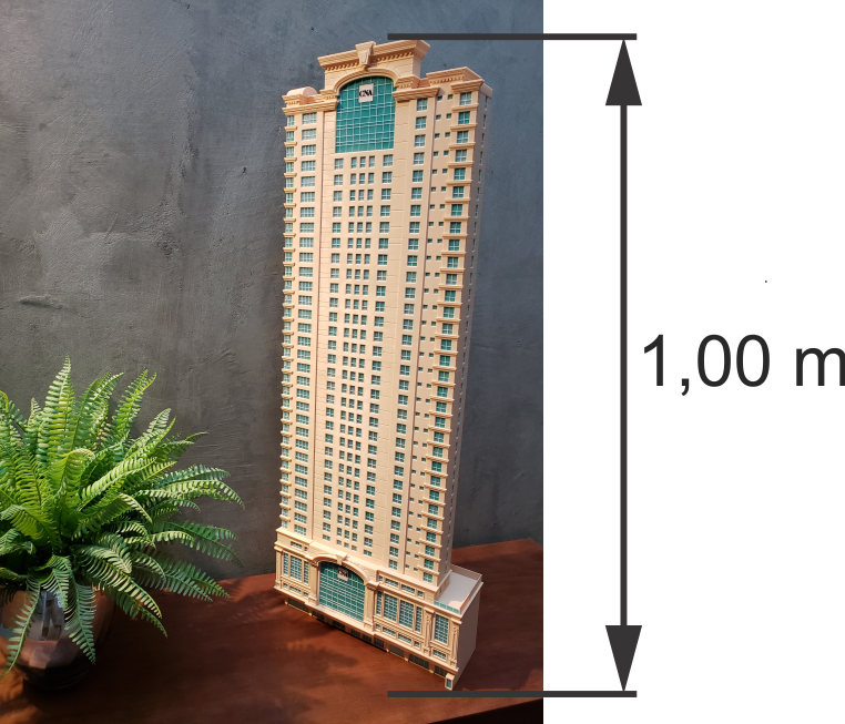 Maquete impressa em 3D
